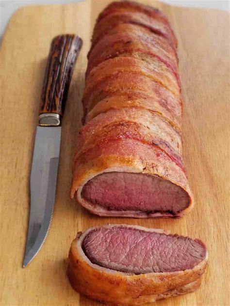 Bacon-Wrapped Venison Backstrap Roast | Recipe | Venison recipes, Deer meat recipes, Deer recipes