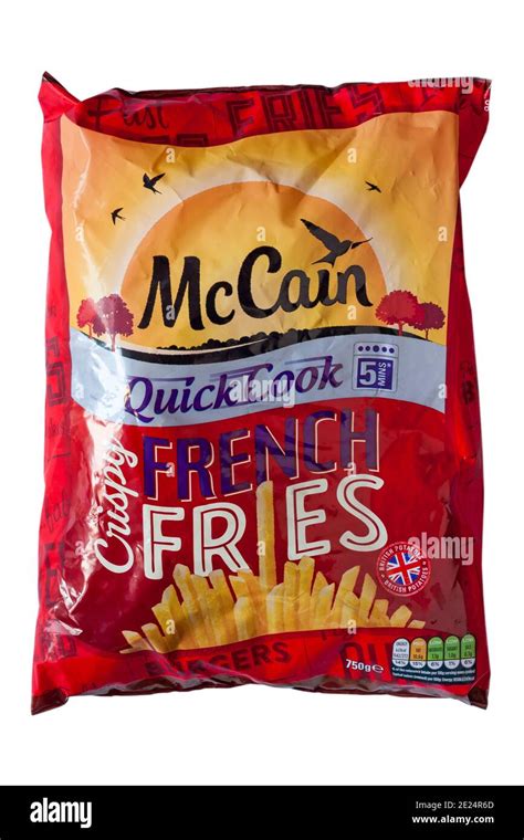 Pack of mccain quick cook crispy french fries hi-res stock photography and images - Alamy