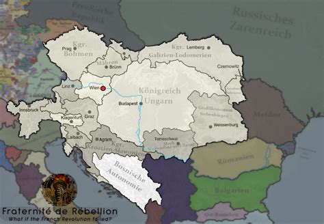 a map of the region of konigerie de resallon in germany