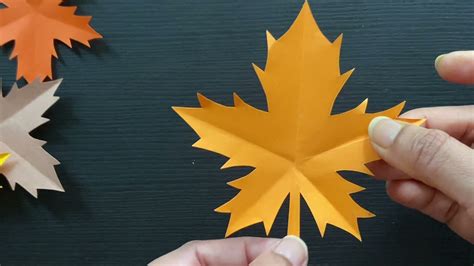 How To Make Maple Leaves With Paper | Autumn Leaves DIY | Fall Leaf ...