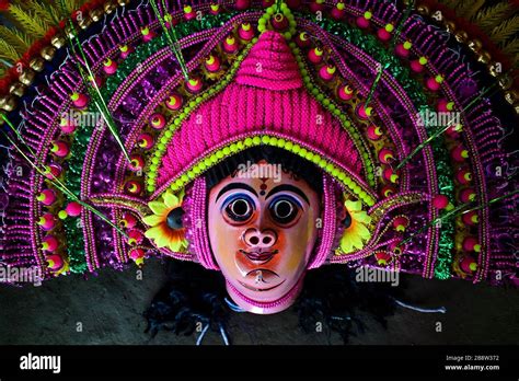 Purulia Chhau dance mask ( India Stock Photo - Alamy