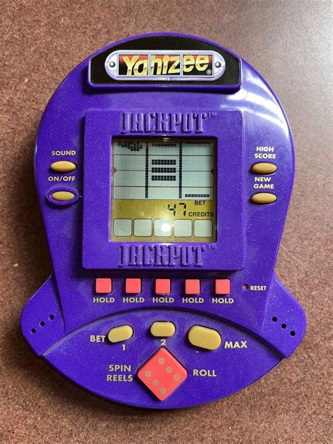 Yahtzee Handheld Game Electronic Battery Operated - Etsy