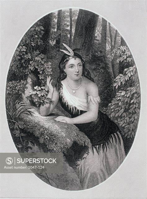 Pocahontas Native American Powhatan (ca.1595-1617) - SuperStock