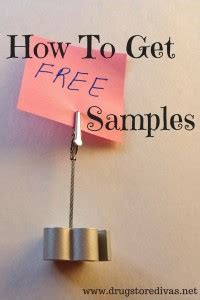 How To Get Free Samples - Drugstore Divas