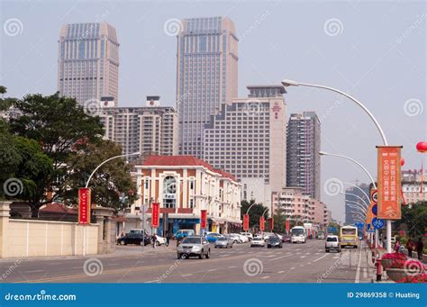 Cityscape of Zhongshan, China Editorial Stock Photo - Image of landmark ...