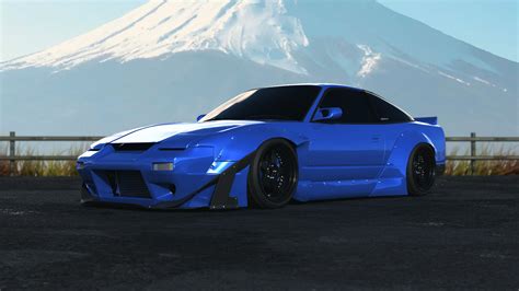 ArtStation - Nissan 180sx Rocket Bunny