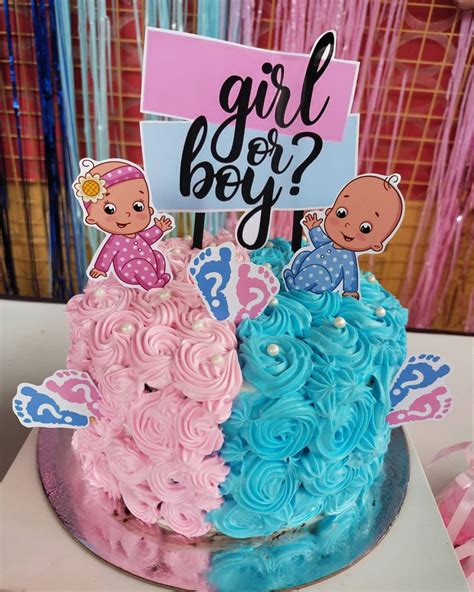 Gender Reveal Cake topper set | Lazada PH