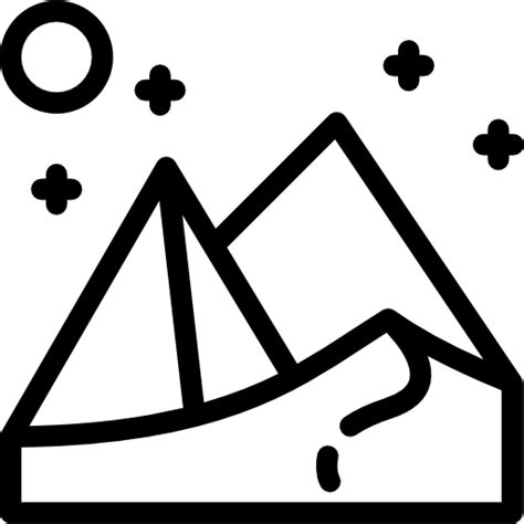 Pyramids - free icon
