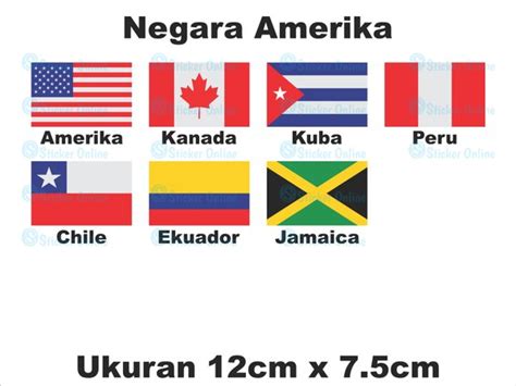 Jual Sticker Stiker Cutting Bendera Negara Amerika di Lapak Sticker Online SO | Bukalapak