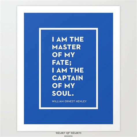 Invictus Motivational Inspirational Quote Giclee Art Print ...