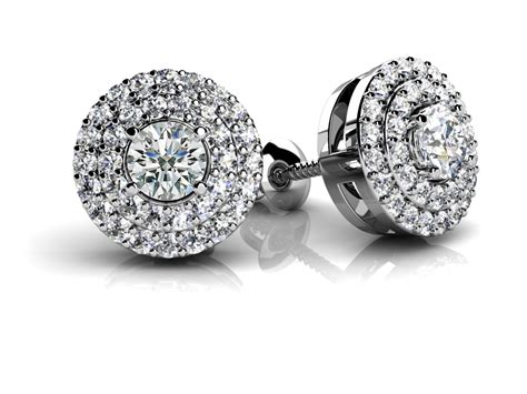 Surrounded By Diamonds Designer Stud Earrings - Roco's Jewelry ...
