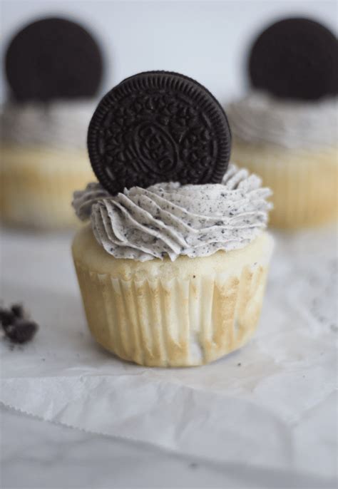 Vanilla Oreo Cupcakes - BAKED by Blair