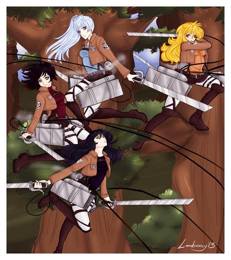 Attack On Titan RWBY crossover by Lambentworld on DeviantArt