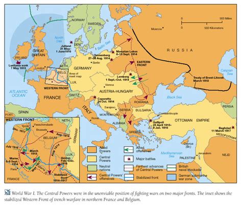 Major Battles of WWI timeline | Timetoast timelines