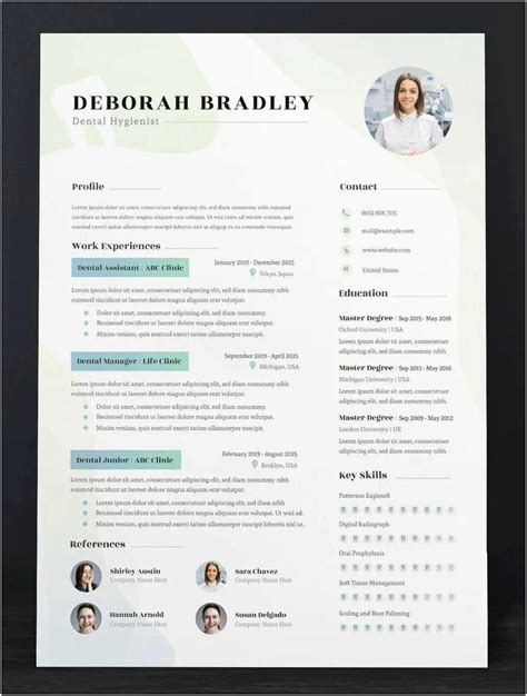 Sample Resume Dental Hygiene Portfolio Examples - Resume : Resume Designs #3P15ezX61r