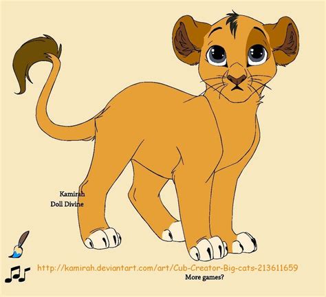 Lion Cub Drawing Easy at PaintingValley.com | Explore collection of ...