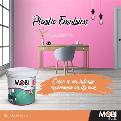 A splash of paint can change look and feel of any interior. #Mobipaints ...