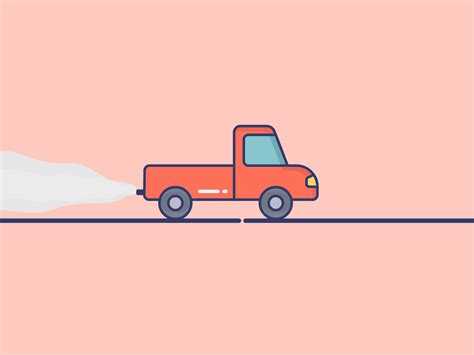 Running Truck - Animation Gif by Panda Craft on Dribbble