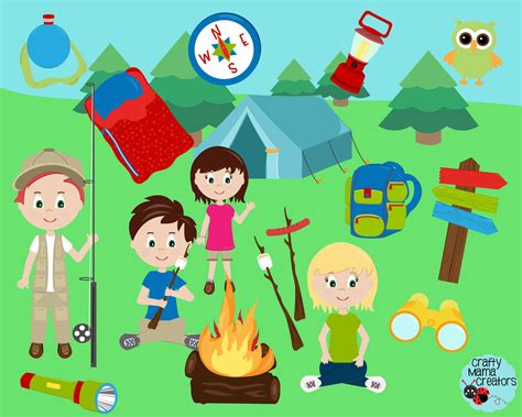 Camping Kids Camp Clip Art Clipart Clipartbold Wikicl - vrogue.co