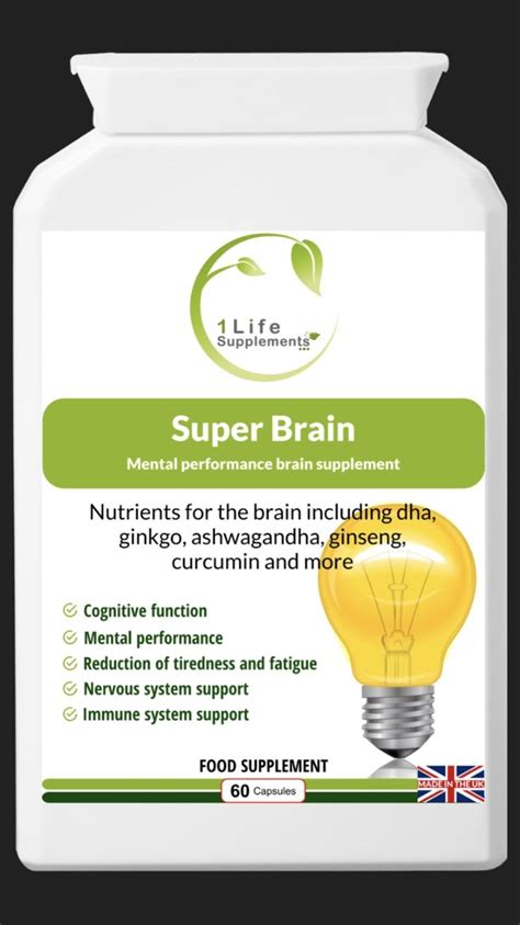 Super Brain | 1 Life Supplements | Brain supplements, Good brain food ...