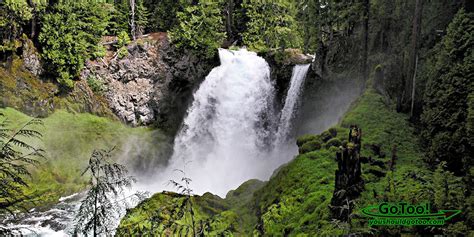 McKenzie River Trail Waterfalls, Oregon
