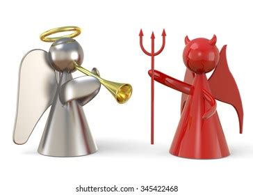 Angel Devil Conscience Concept Stock Illustration 348311318 | Shutterstock