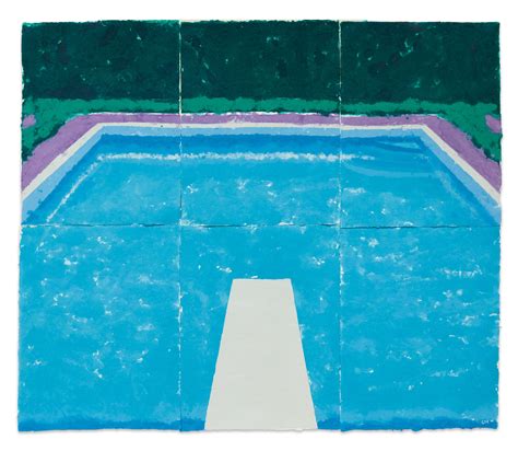 DAVID HOCKNEY | POOL ON A CLOUDY DAY WITH RAIN (PAPER POOL 22) | Rembrandt to Richter | 2020 ...