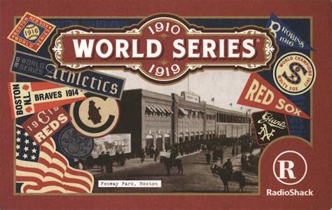 World Series 1910-1919 Baseball Postcard