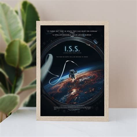 I.S.S. 2024 Movie Poster Druck PVC Package Waterproof Canvas Wall Art ...