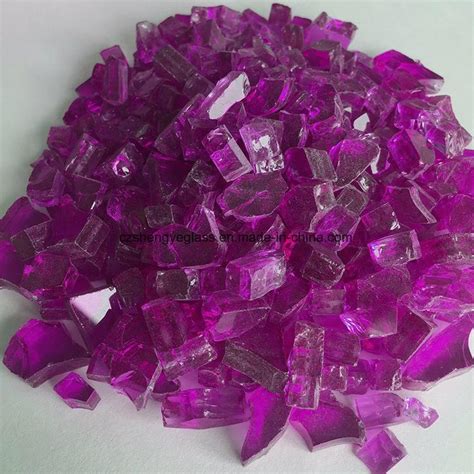 [Hot Item] Factory Directly Hot Sale Recycled Crushed Glass Chip for Fire Pit | Fire glass ...