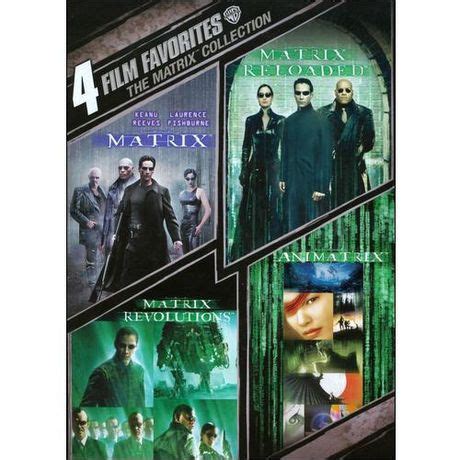 4 Film Favorites: The Matrix Collection - The Matrix / The Matrix ...