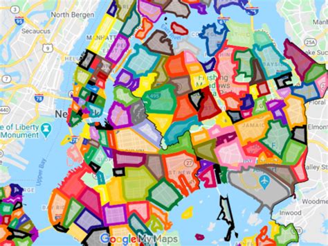 Official Map of New York City Neighborhoods, According to Reddit