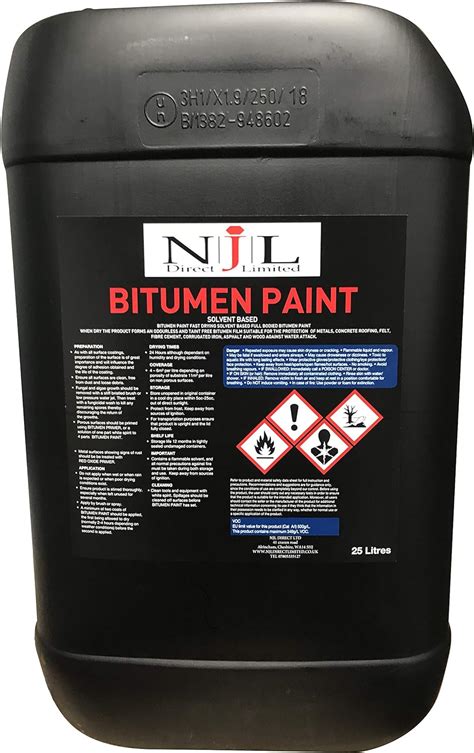 Buy Njl Direct Black Bitumen Paint 25 Litre Online at Lowest Price in India. B07JJGVXT4
