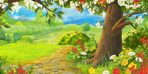 Flower Garden Cartoon Images | Best Flower Site