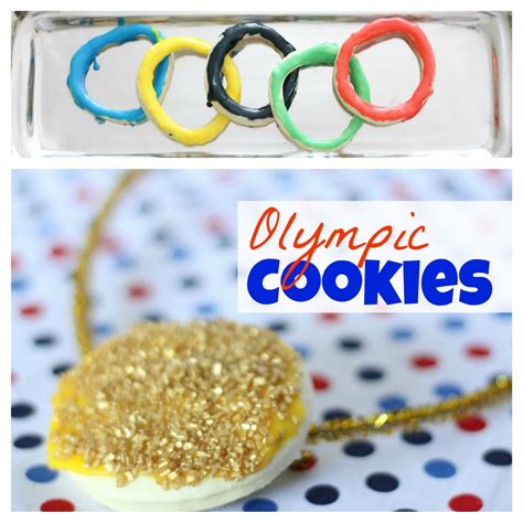 Olympic Cookies: Gold Medals & Olympic Rings - I Can Teach My Child!