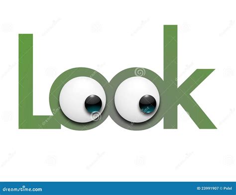 The Word Look With Eyes