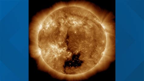 How massive 'hole' on Sun will impact the U.S. this week | kcentv.com