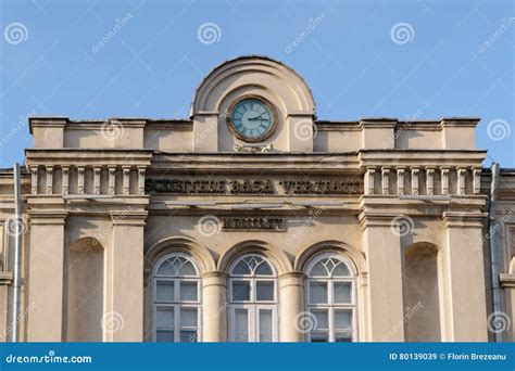 History Museum in Ploiesti, Romania, Europe - Building Dating from 1865 Stock Image - Image of ...