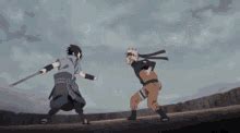 Rasengan Vs Chidori Gif