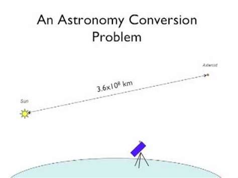 03 - An Astronomy Unit Conversion - YouTube