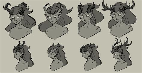 ArtStation - Tiefling Horn Designs