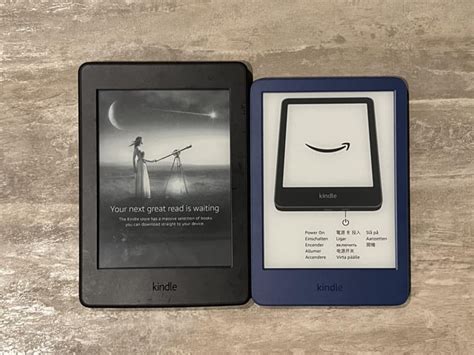 Size comparison: Kindle Paperwhite 7th gen (2015) vs Kindle Basic (2022) : r/kindle