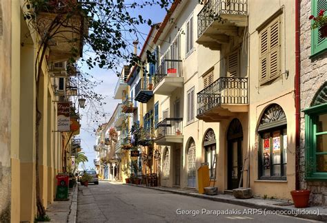 "Nafplio - Old Town" by George Parapadakis (monocotylidono) | Redbubble