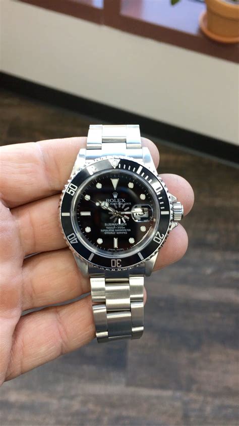 Rolex Submariner Black Dial Stainless Steel automatic swiss watch — R Wolf Fine Jewelers