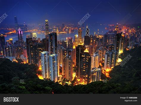 Hong Kong Night Views Image & Photo (Free Trial) | Bigstock