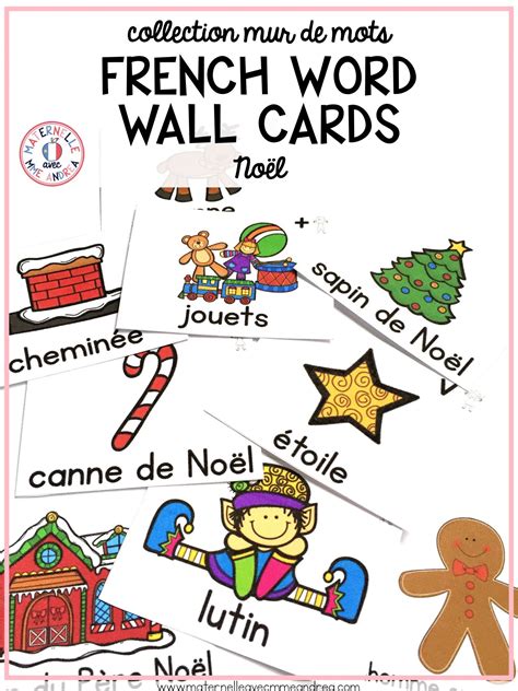 Free Printable French Christmas Worksheets | TracingLettersWorksheets.com