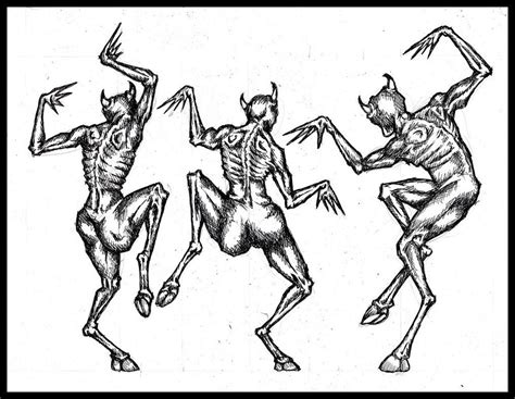 3 Devils Dancing by OldJoeBlind on DeviantArt | Dark art tattoo ...