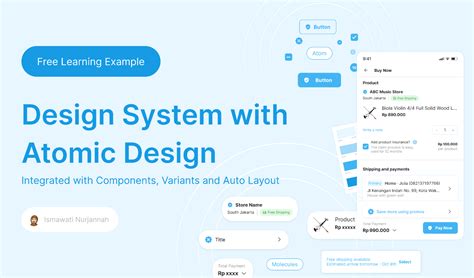 Design System Example with Atomic Design | Figma