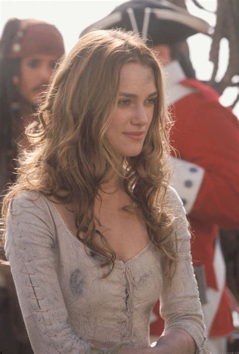 Keira Knightley as Elizabeth Swann in Pirates of the Caribbean films ...