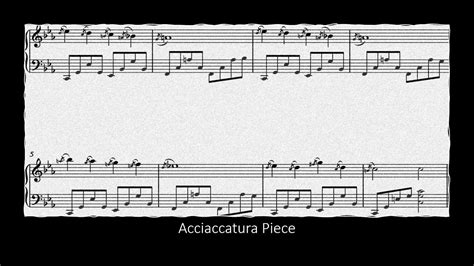 Acciaccatura Piece Example - Musical Concepts (Download in Description) - YouTube